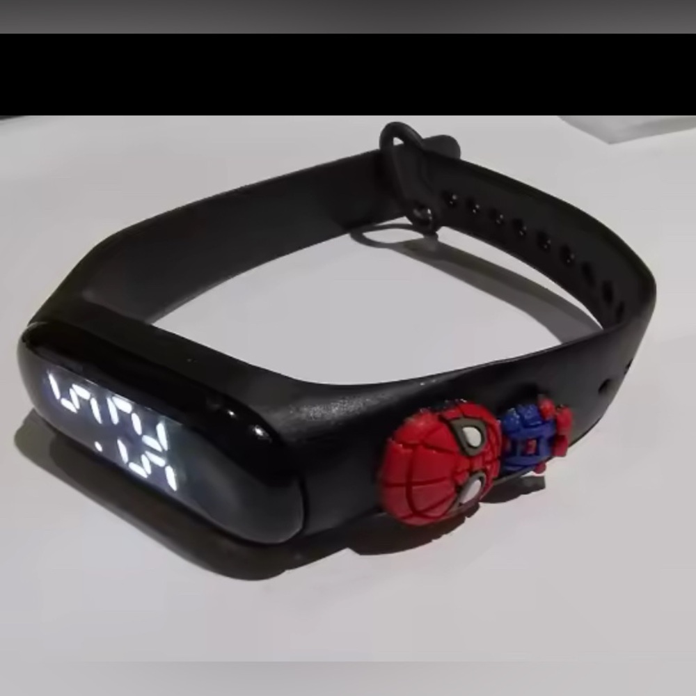 Disney Black Spider-Man Kids Digital Watch - Picture 8 of 11